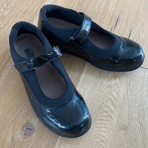 Drew Rose Mary Jane Croc Patent Leather